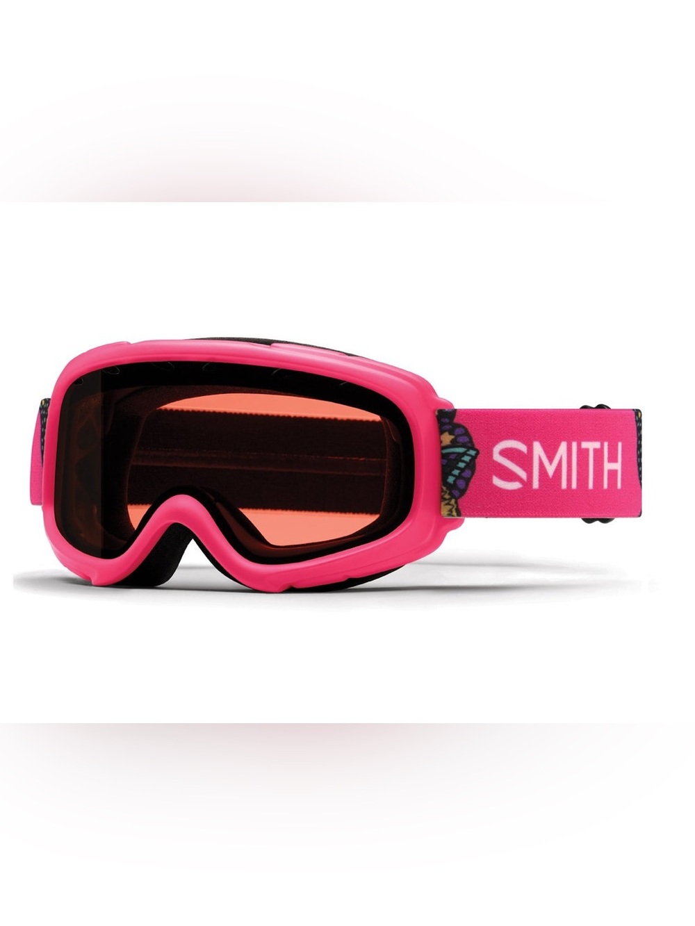 SMITH Bright Pink Kids Snow Goggles
